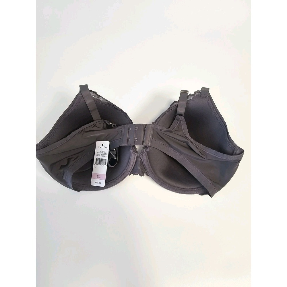 Natori bra 7313219 Refined Contour Underwire Dark Gray size 36D New - Picture 4 of 7
